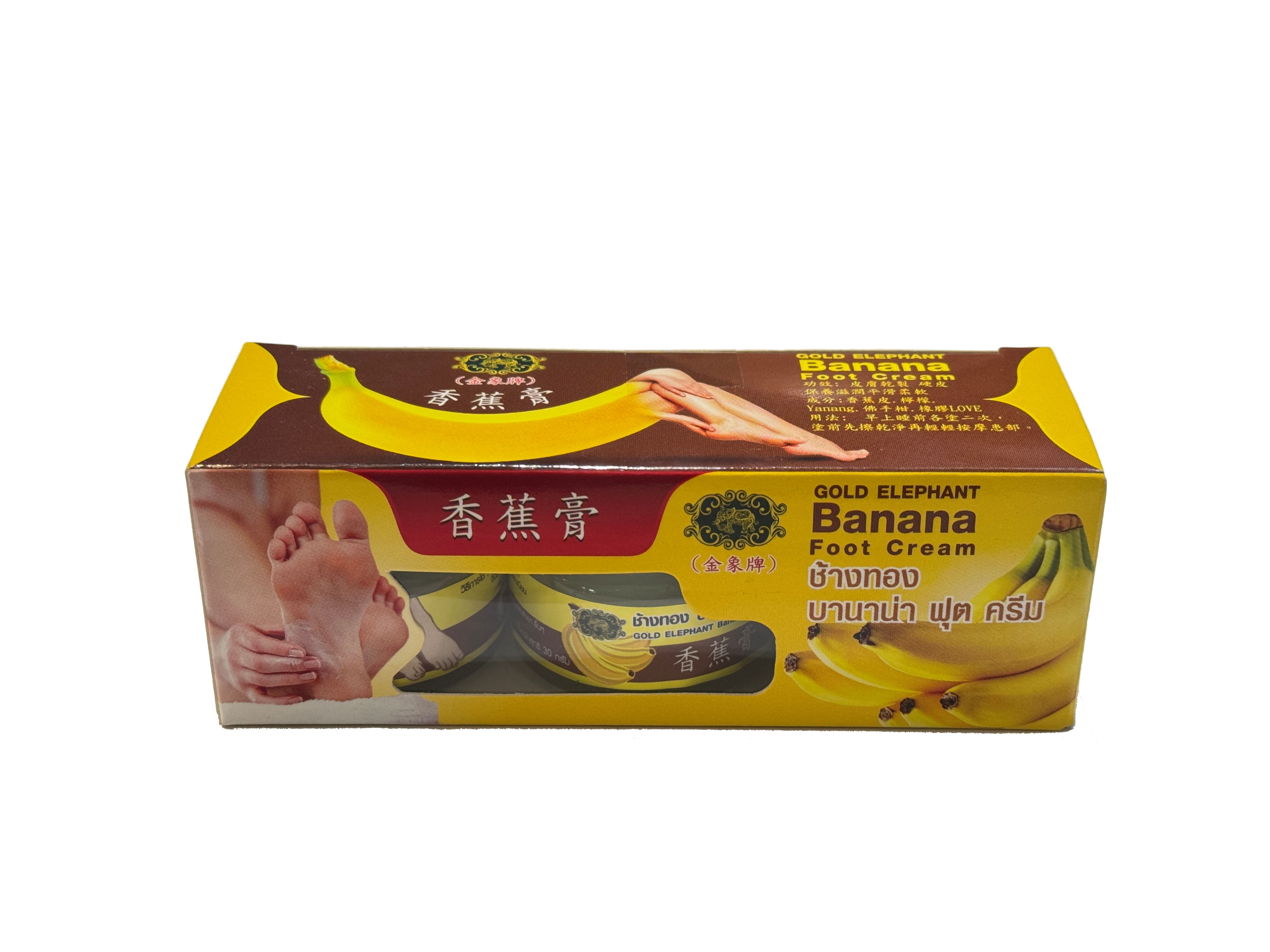 ครีมส้นเท้าแตก 30 กรัม บานาน่า 